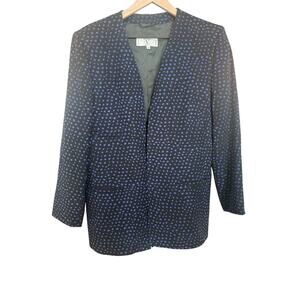 Valentino Garavani Miss V Vintage Blazer Size 12 black